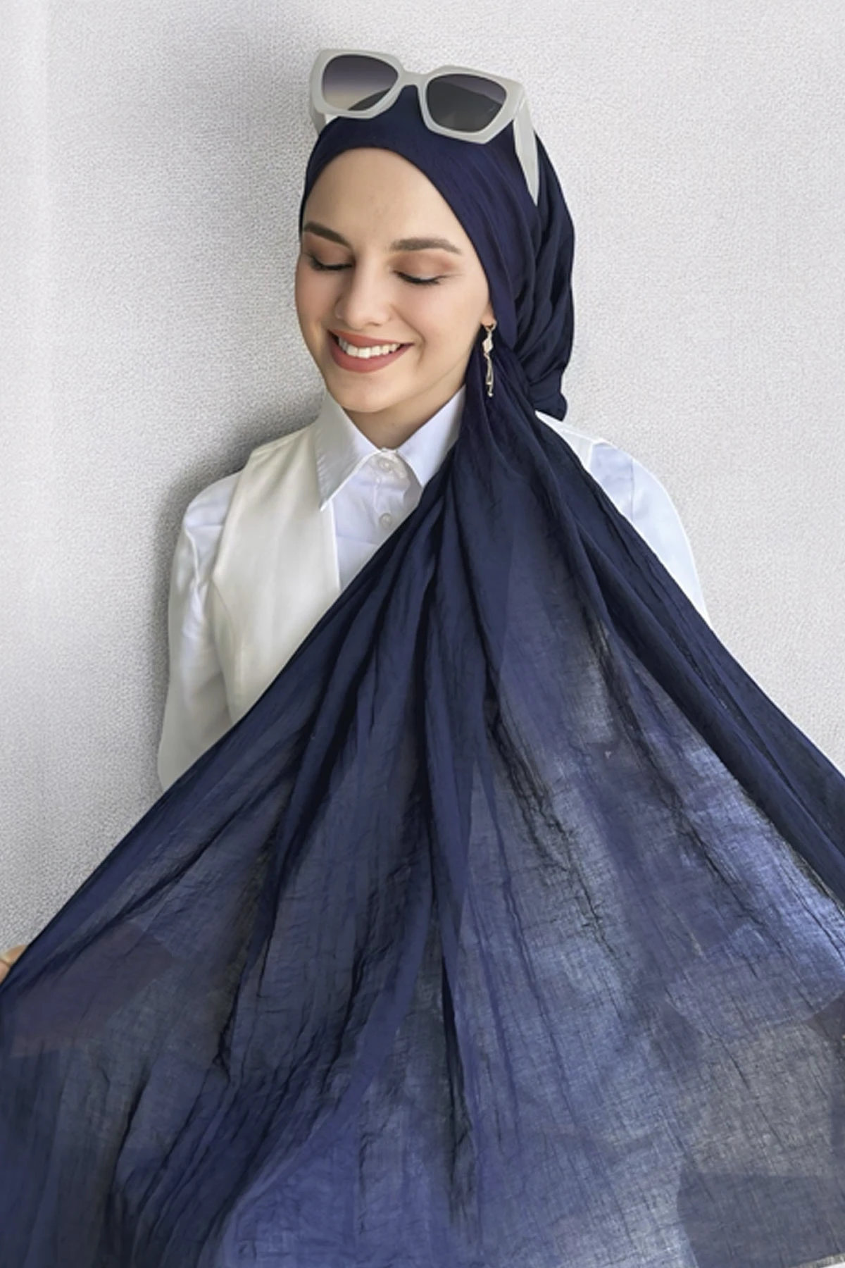 Lacivert 100x195 Cm Dubai Şal 381958