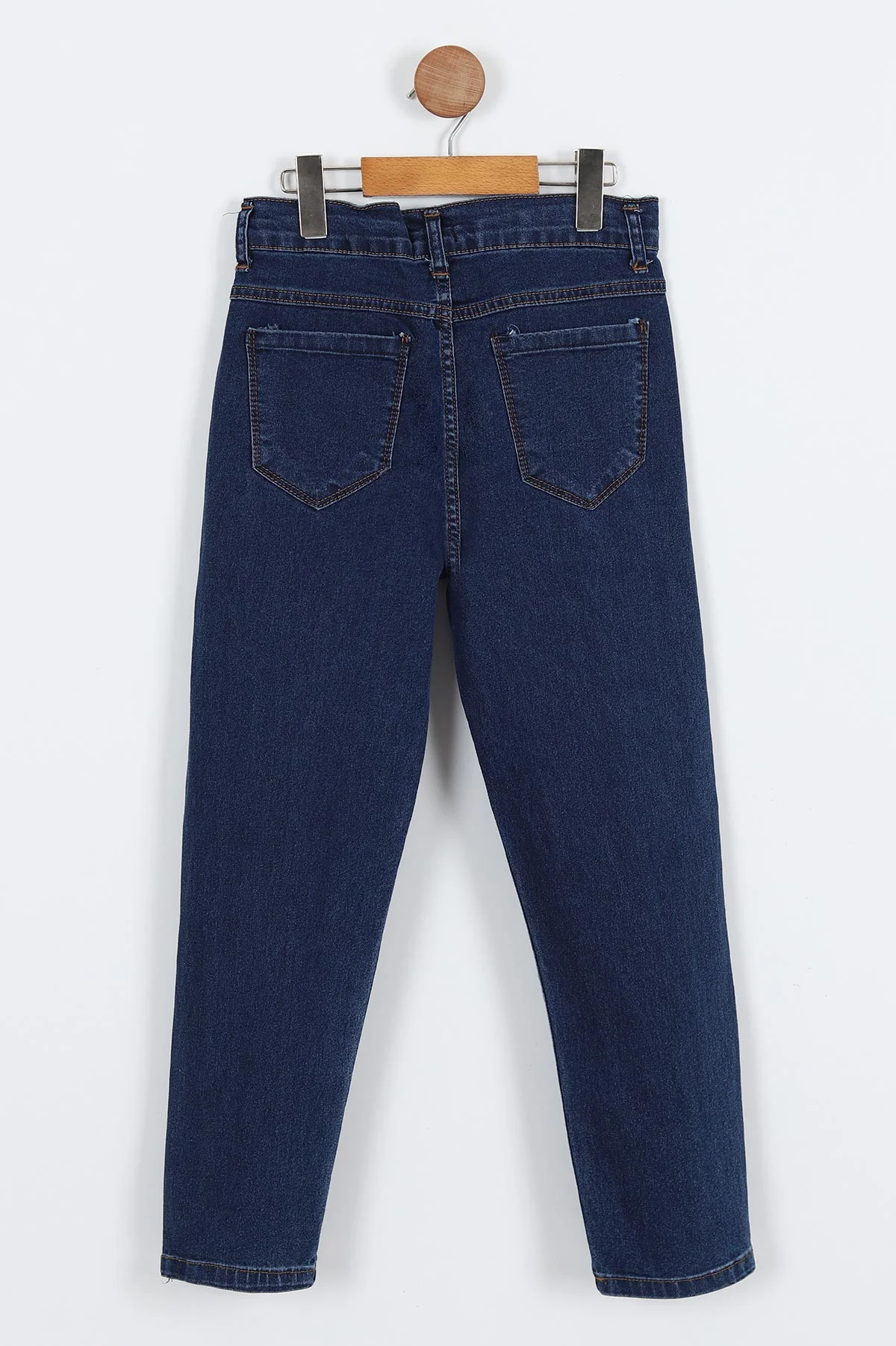 Lacivert (11-15 Yaş)Basic Model Erkek Çocuk Kot Pantolon 329832