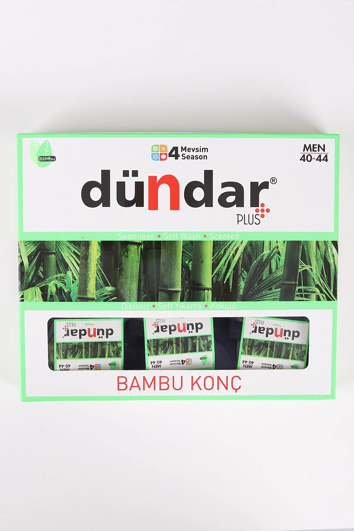 Lacivert 12'li Dört Mevsim Erkek Bambu Konç Patik Çorap (40-44) 465566