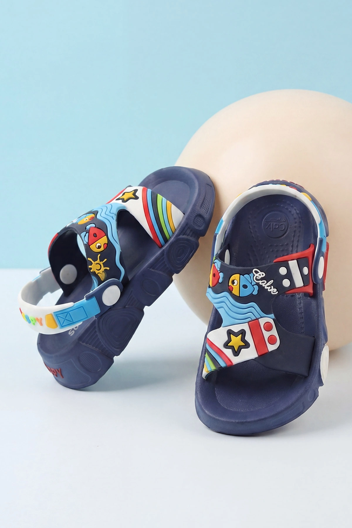 Lacivert ( 25 - 29 ) Figürlü Erkek Çocuk Sandalet 462520