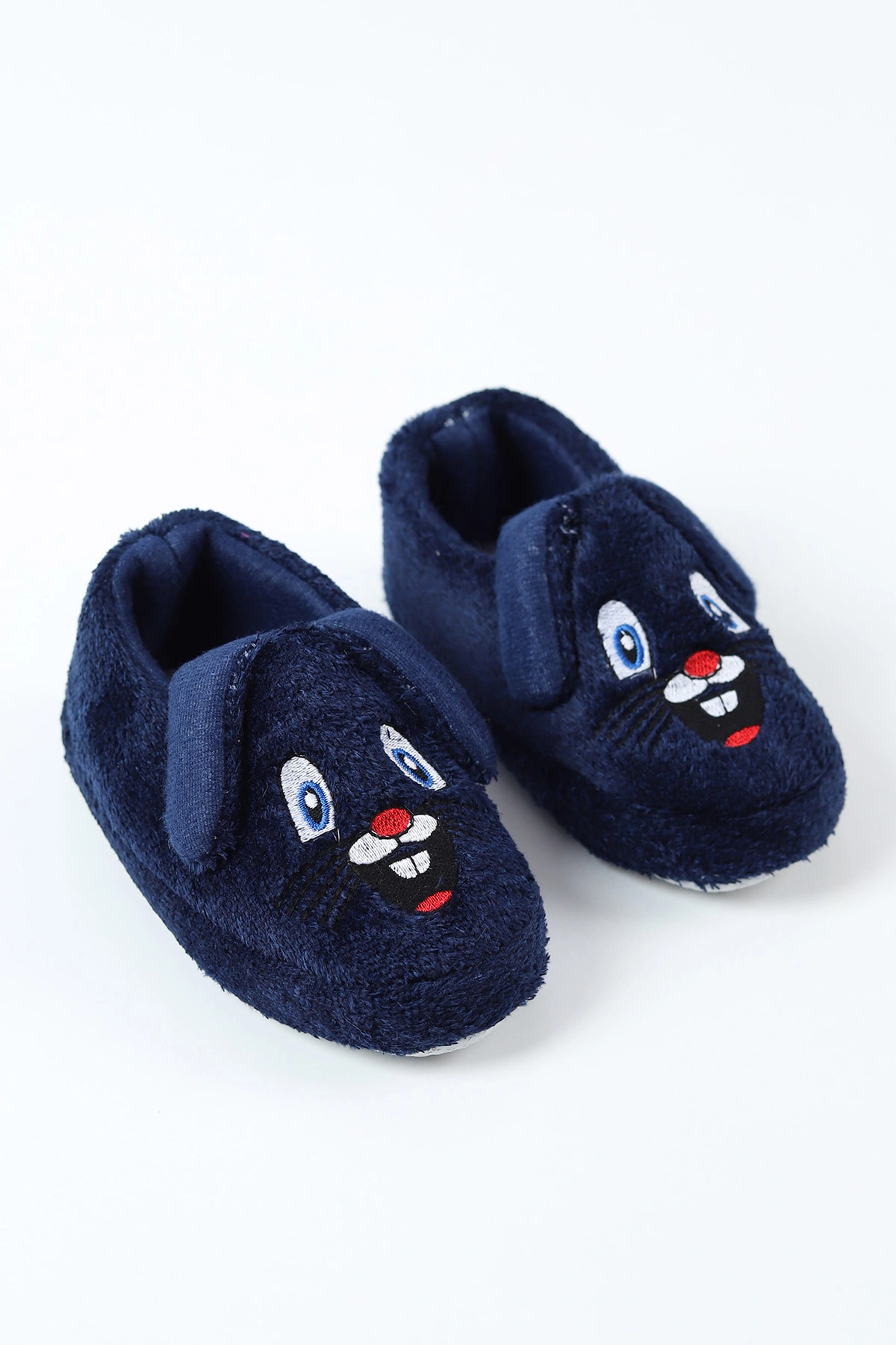 Lacivert ( 25 - 30 ) Peluş Figürlü Erkek Çocuk Panduf 488261