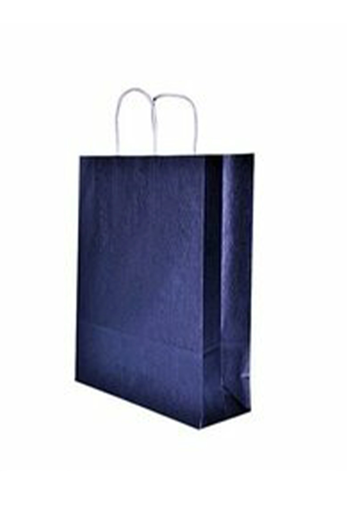 Lacivert 25x12x31 Büküm Saplı Çanta 5'li 301116