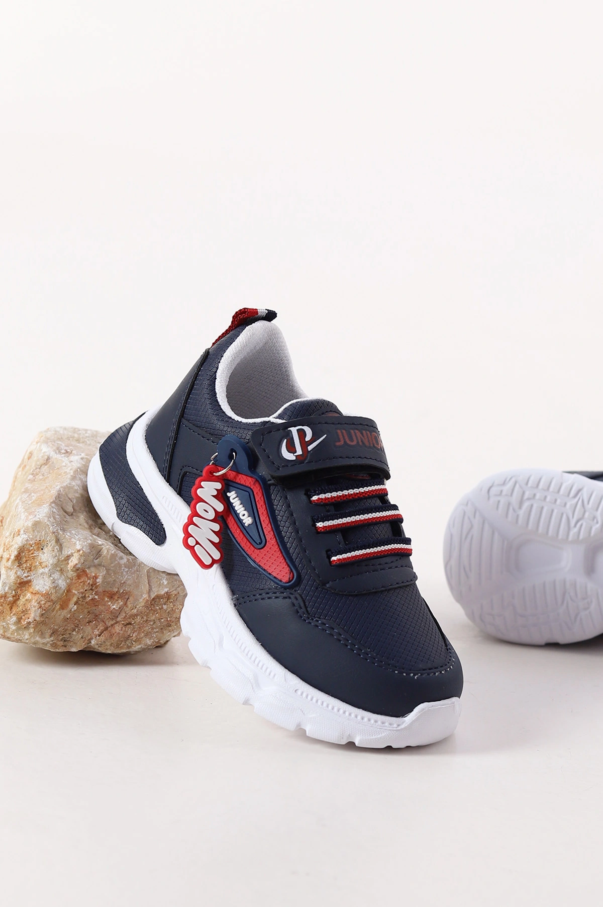 Lacivert ( 26  - 30 ) Bağcıklı Cırt Bantlı Erkek Çocuk Spor Ayakkabı 401618