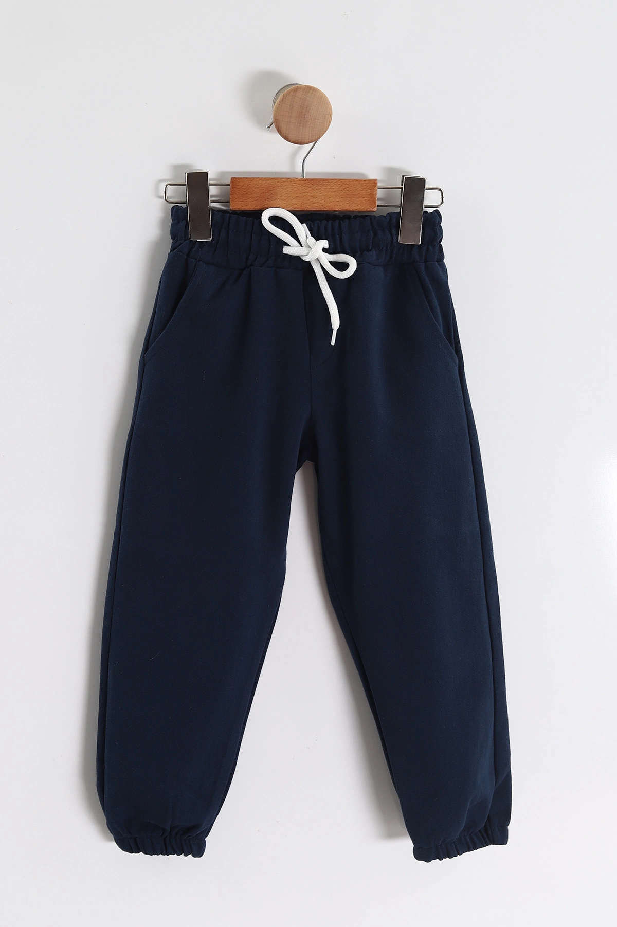 Lacivert (3-10 Yaş)Şeritli Fermuarlı Ceketli Gabardin Erkek Çocuk 3'lü  Takım 443385