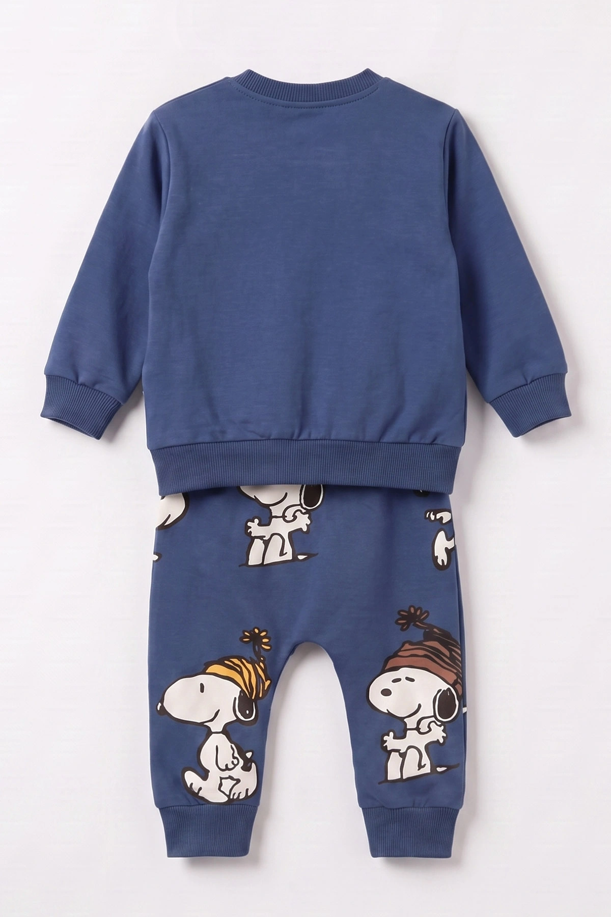 Lacivert (3-24 Ay)Peanuts Baskılı 2 İp Erkek Bebek Mevsimlik Takım 472794