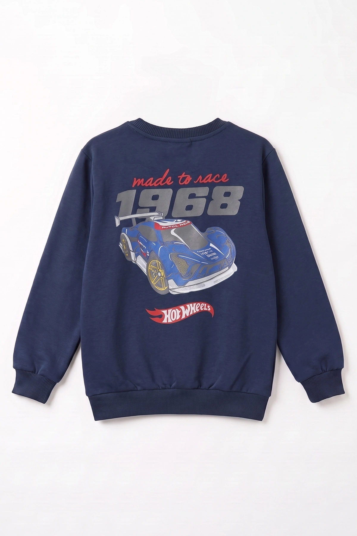 Lacivert (4-8 Yaş)Baskılı  2 İp Erkek Çocuk Sweatshirt 493702