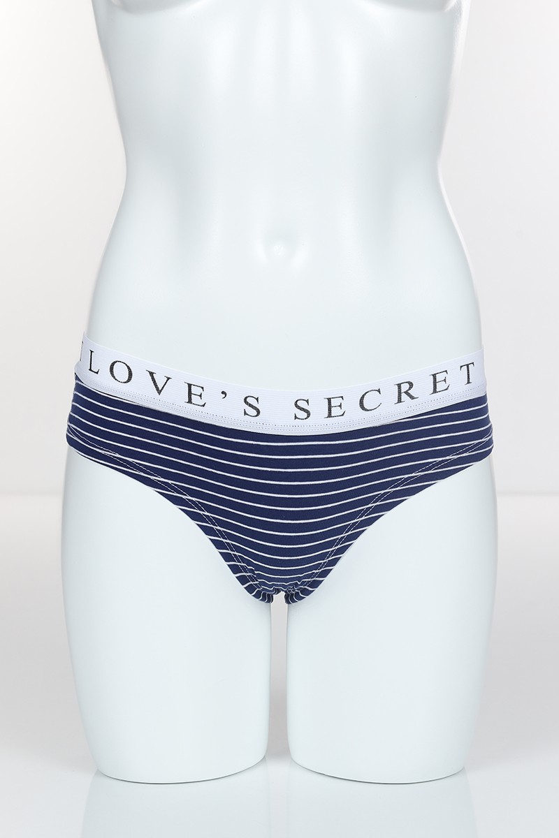 Lacivert 4325 Hıpboxer Baskılı Çizgili Kumaş Külot 101784