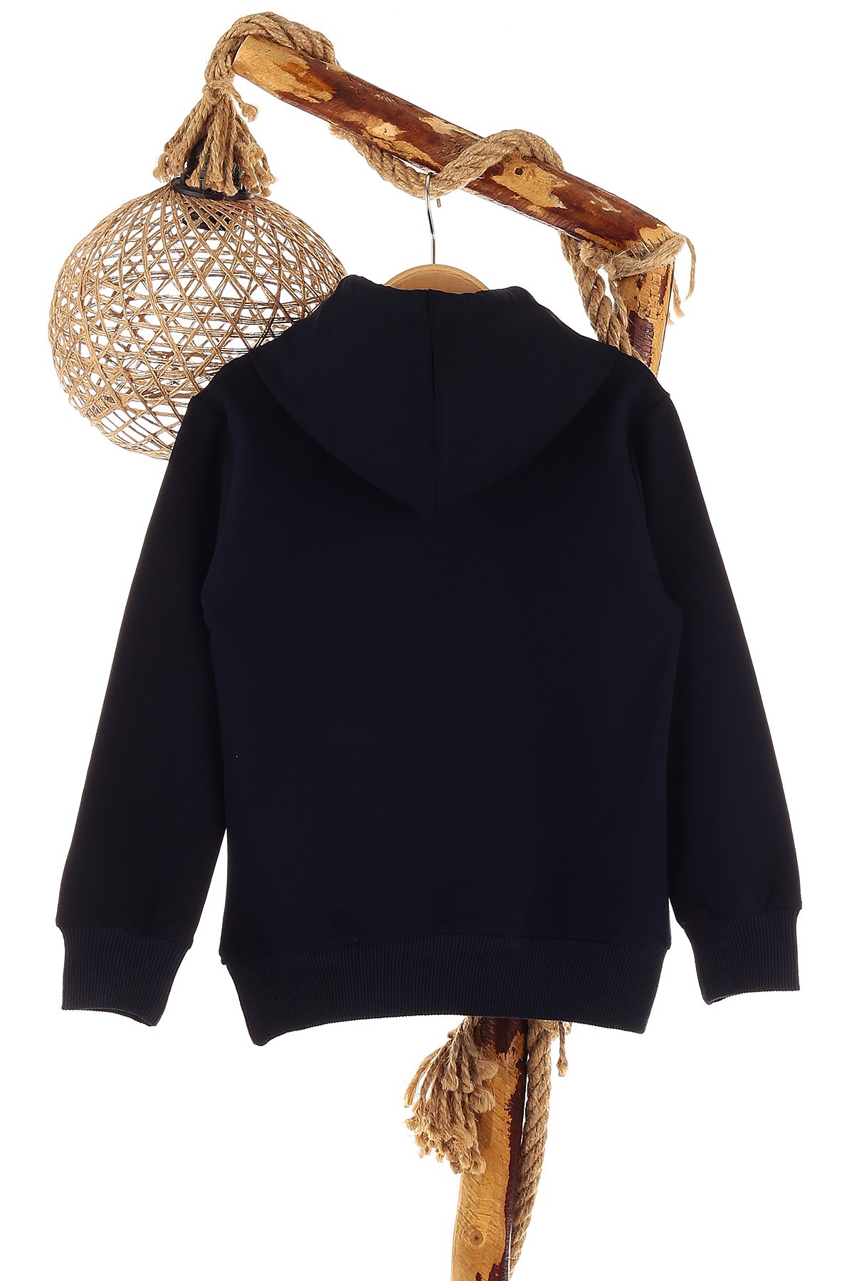 Lacivert (5-8 Yaş) Future Baskılı Kapüşonlu Erkek Çocuk Sweat 152708