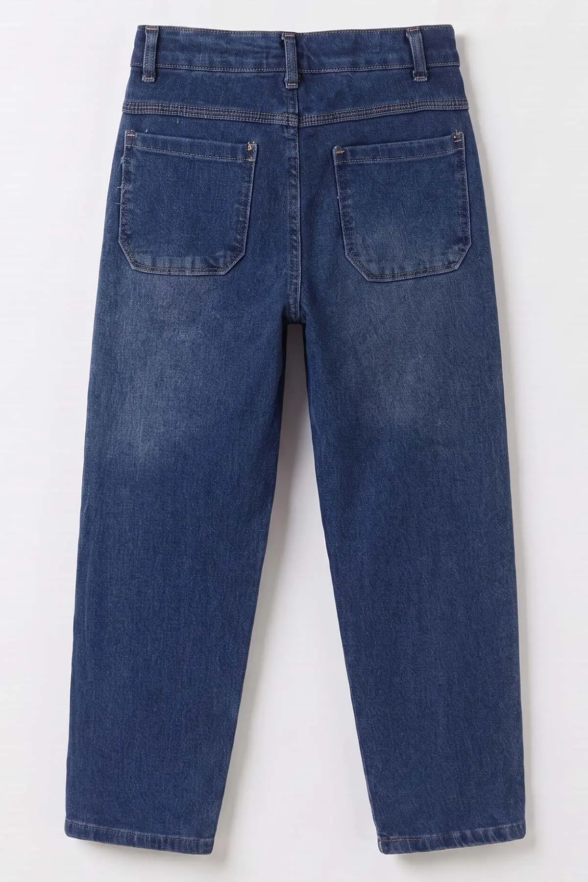Lacivert (6-15 Yaş)Baggy Erkek Çocuk Kot Pantolon 492829