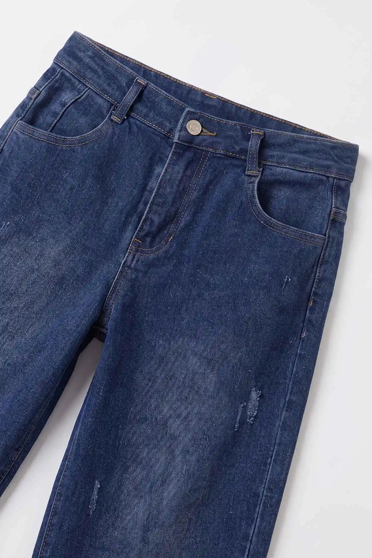 Lacivert (6-15 Yaş)Baggy Erkek Çocuk Kot Pantolon 492829
