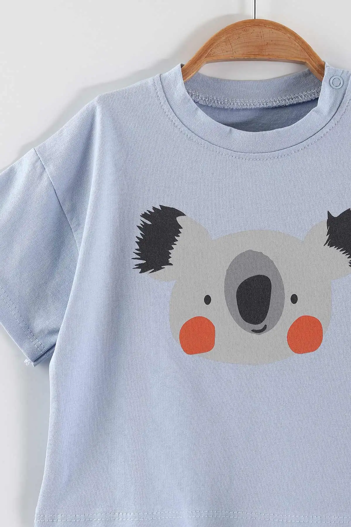 Lacivert (6-24 Ay) Koala Baskılı Erkek Bebek Yazlık Takım 467675