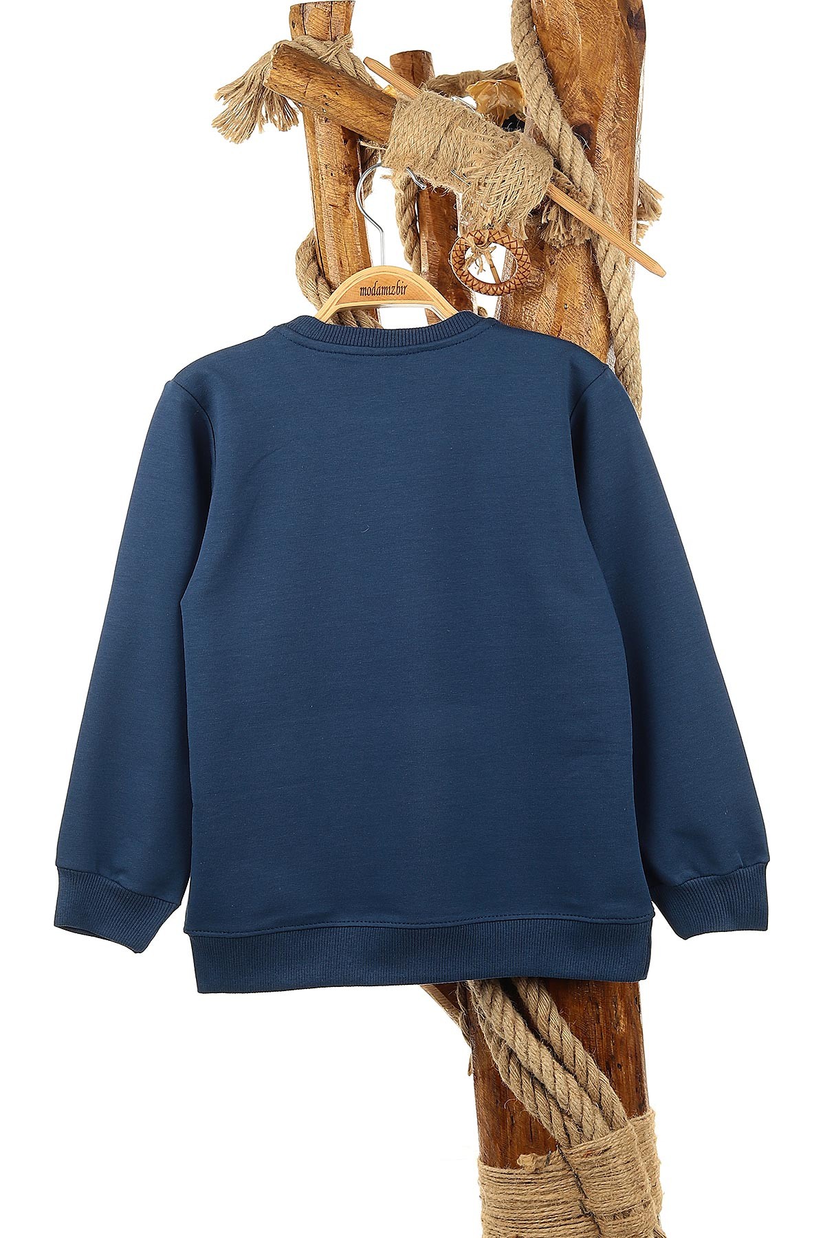 Lacivert (9-12 Yaş) Bronx Desire Baskılı Erkek Çocuk Sweat 150940