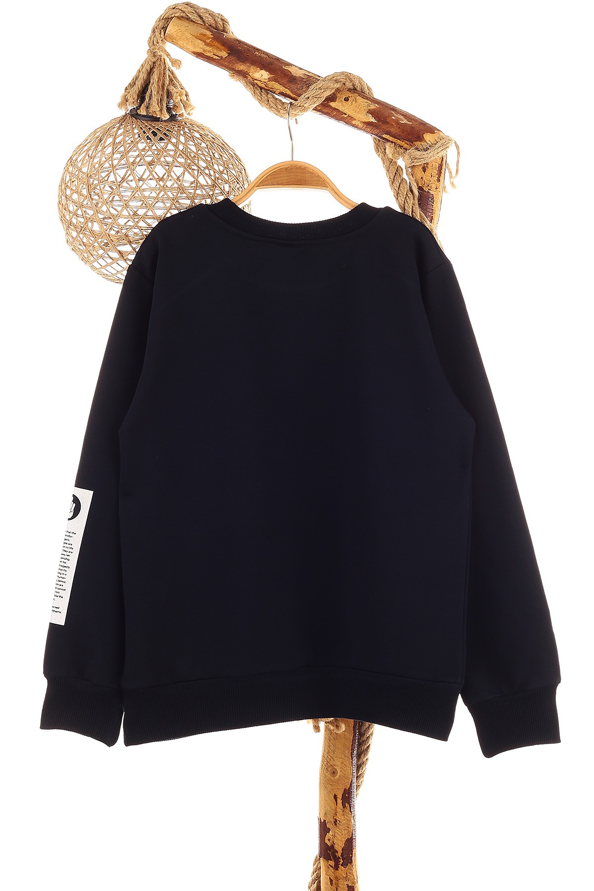 Lacivert (9-12 Yaş) Mestar Baskılı Erkek Çocuk Sweat 154292