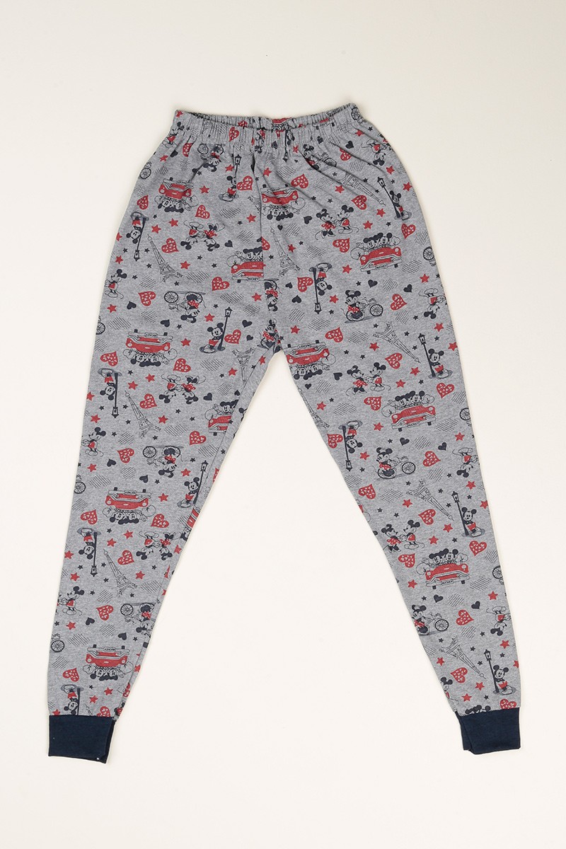 Lacivert Baskılı Kız Çocuk Pijama Takımı 77944
