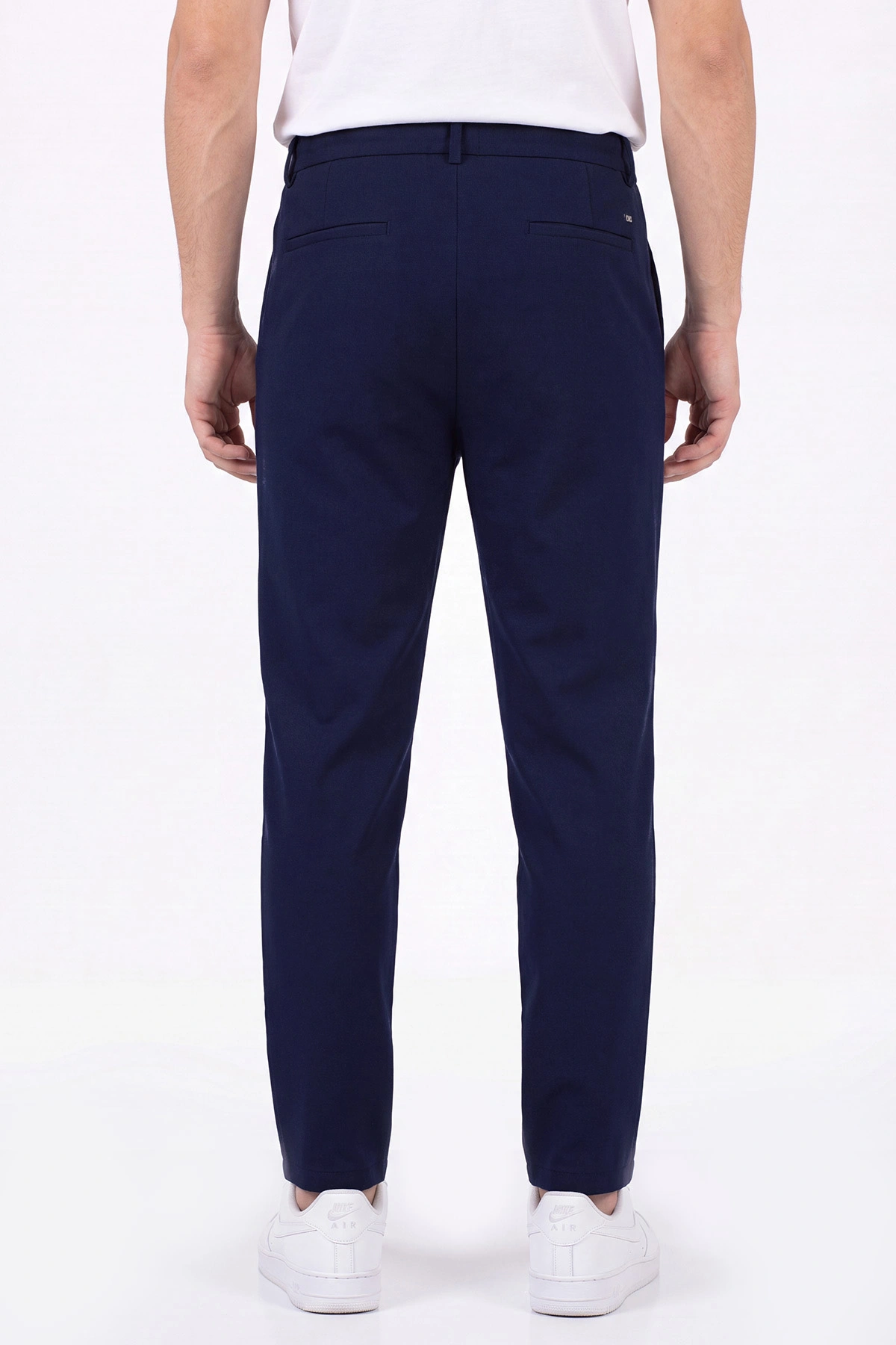 Lacivert Beli Lastikli Double Kumaş Erkek Pantolon 472195