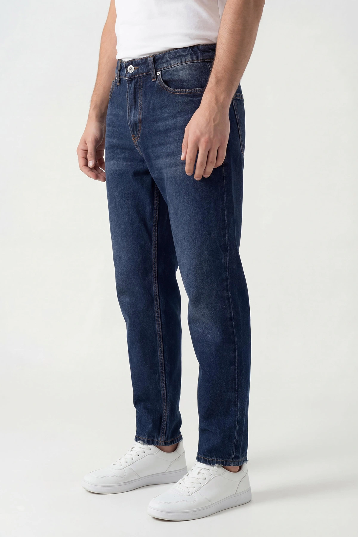 Lacivert Boyfriend Erkek Kot Pantolon 430881
