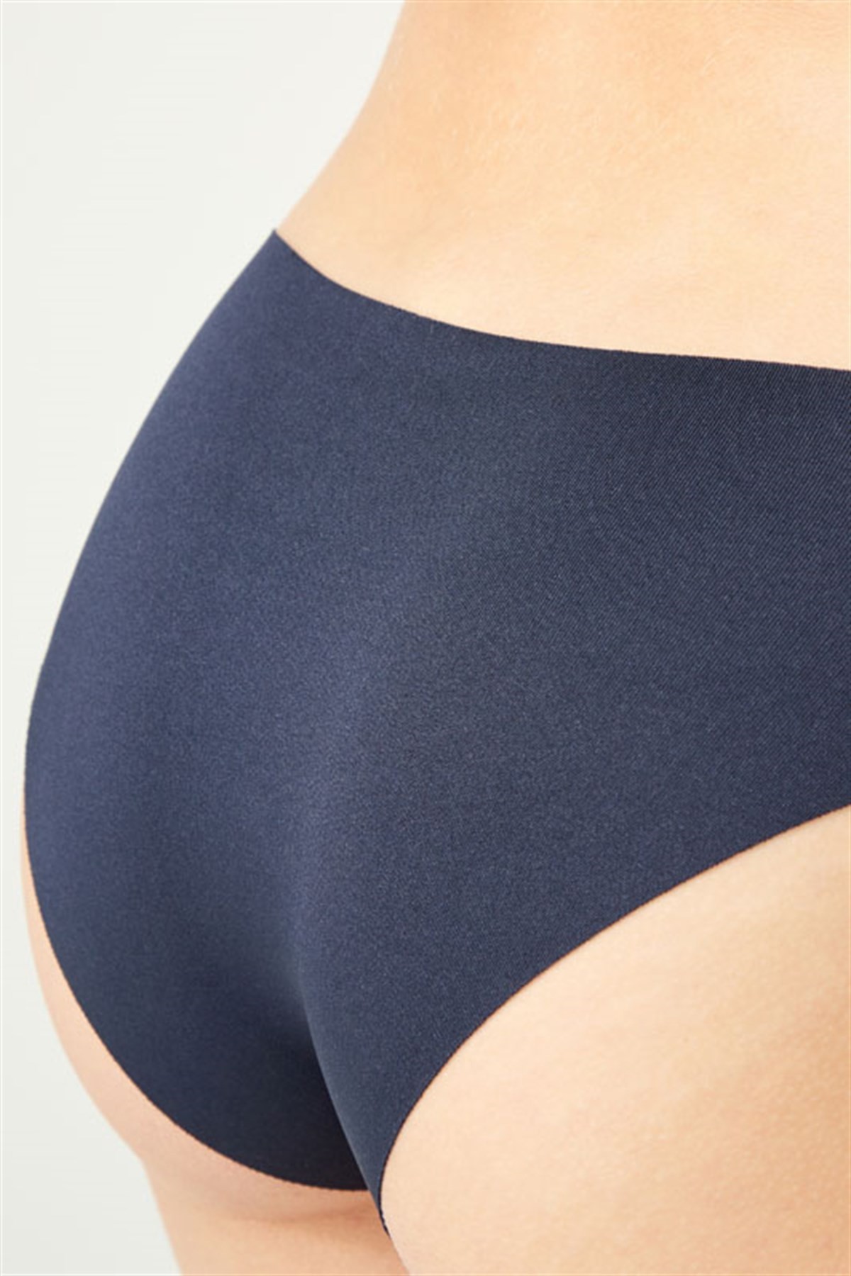 Lacivert CH0462 Klasik Basic Lazer Kesim Kadın Bikini Külot 183483