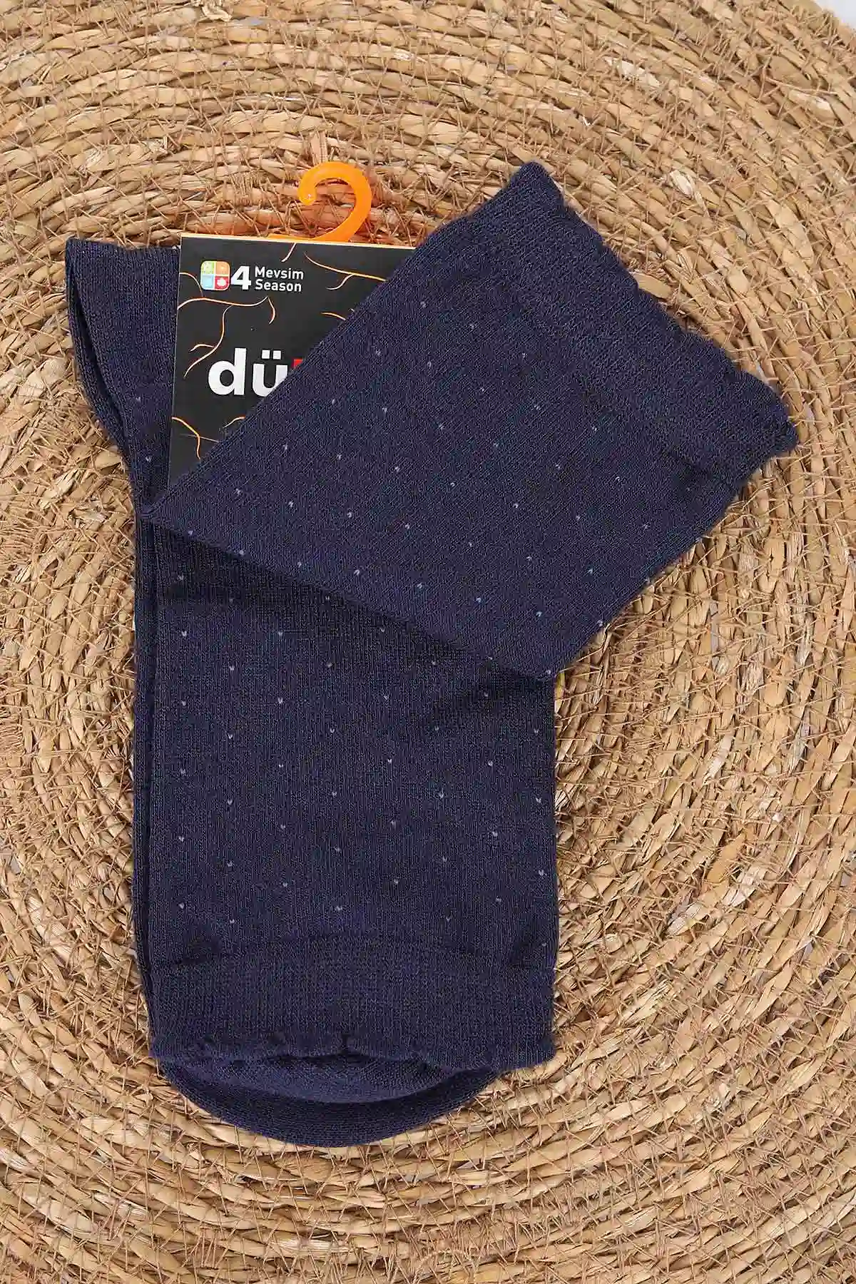Lacivert Dört Mevsim Kadın Modal Çorap (36-40) 477090