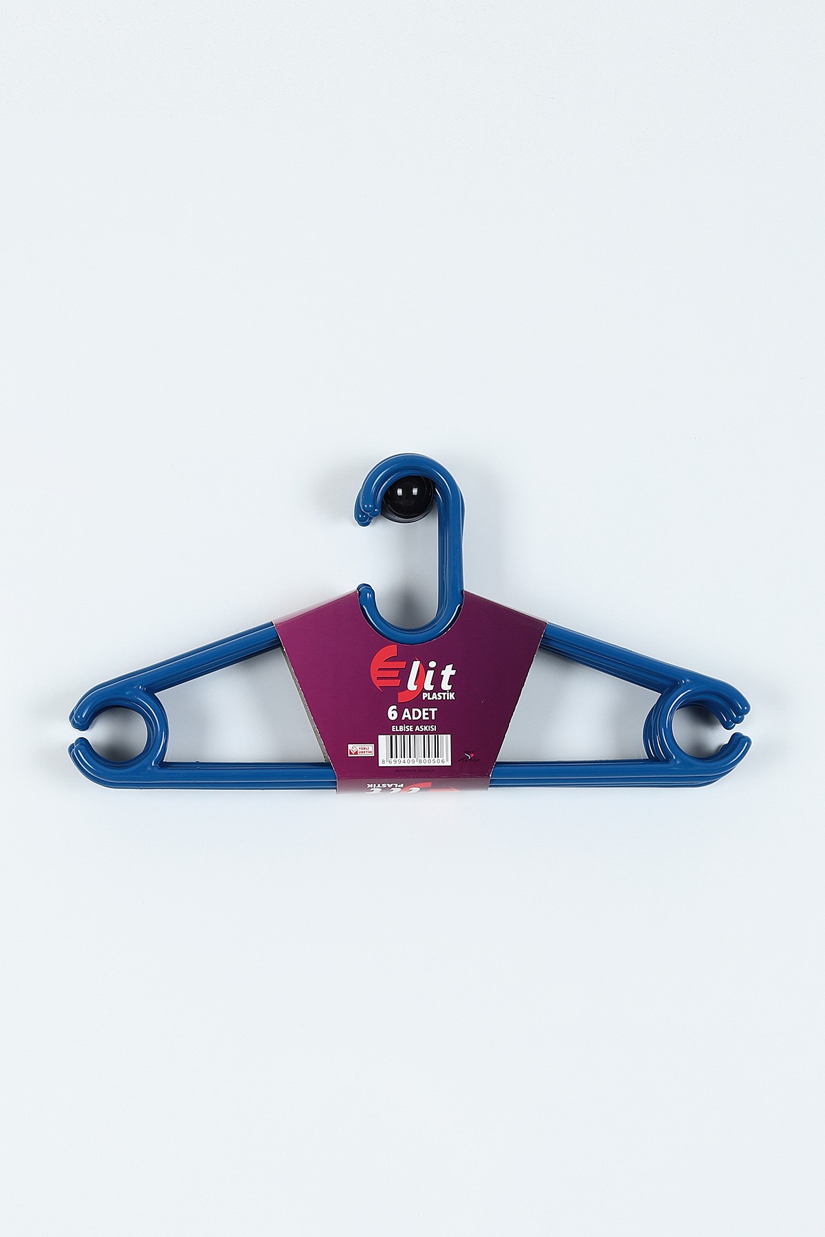 Lacivert 6'lı Plastik Elbise Askısı 222678