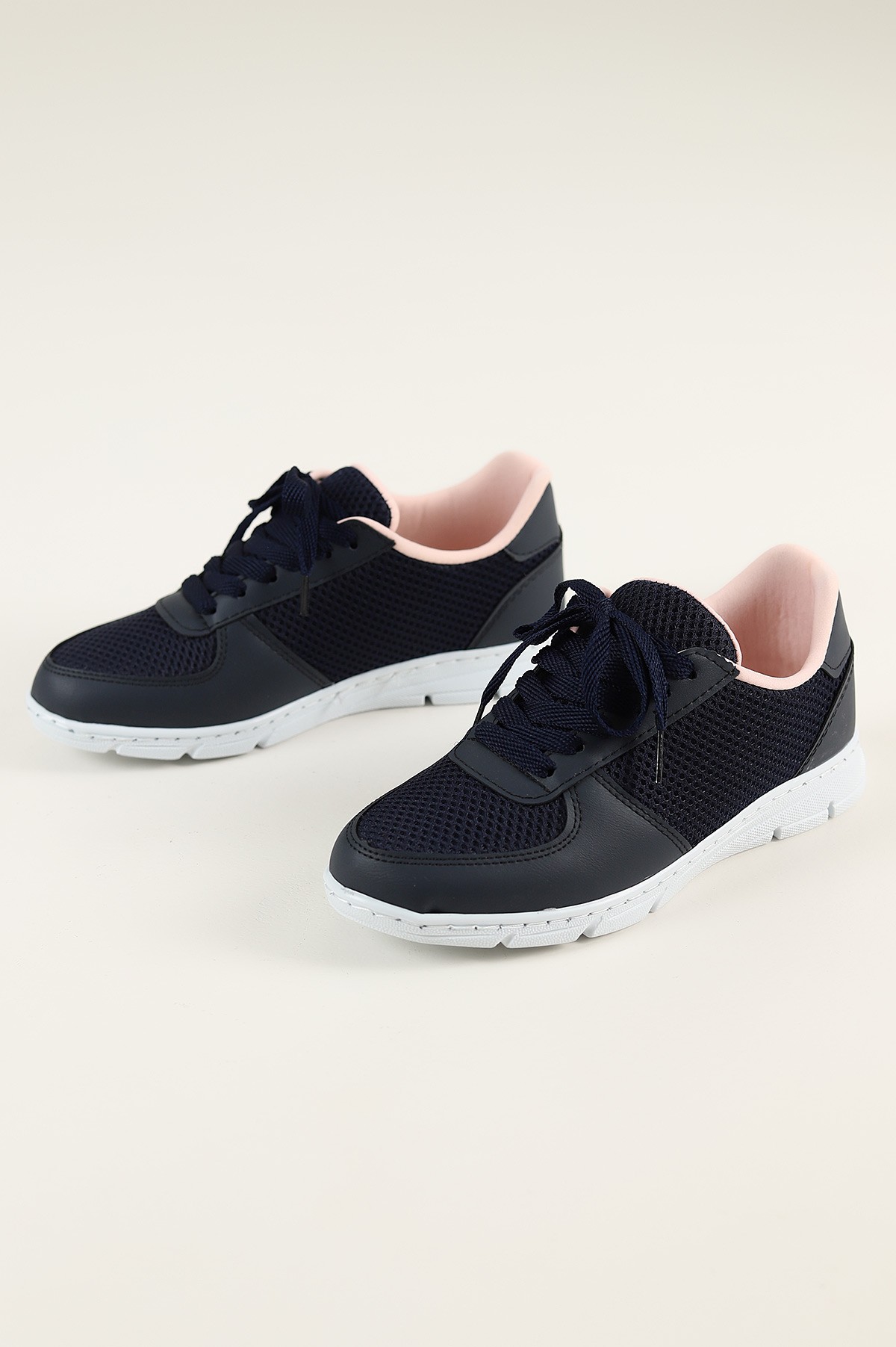 Lacivert Fileli Spor Ayakkabı 178472