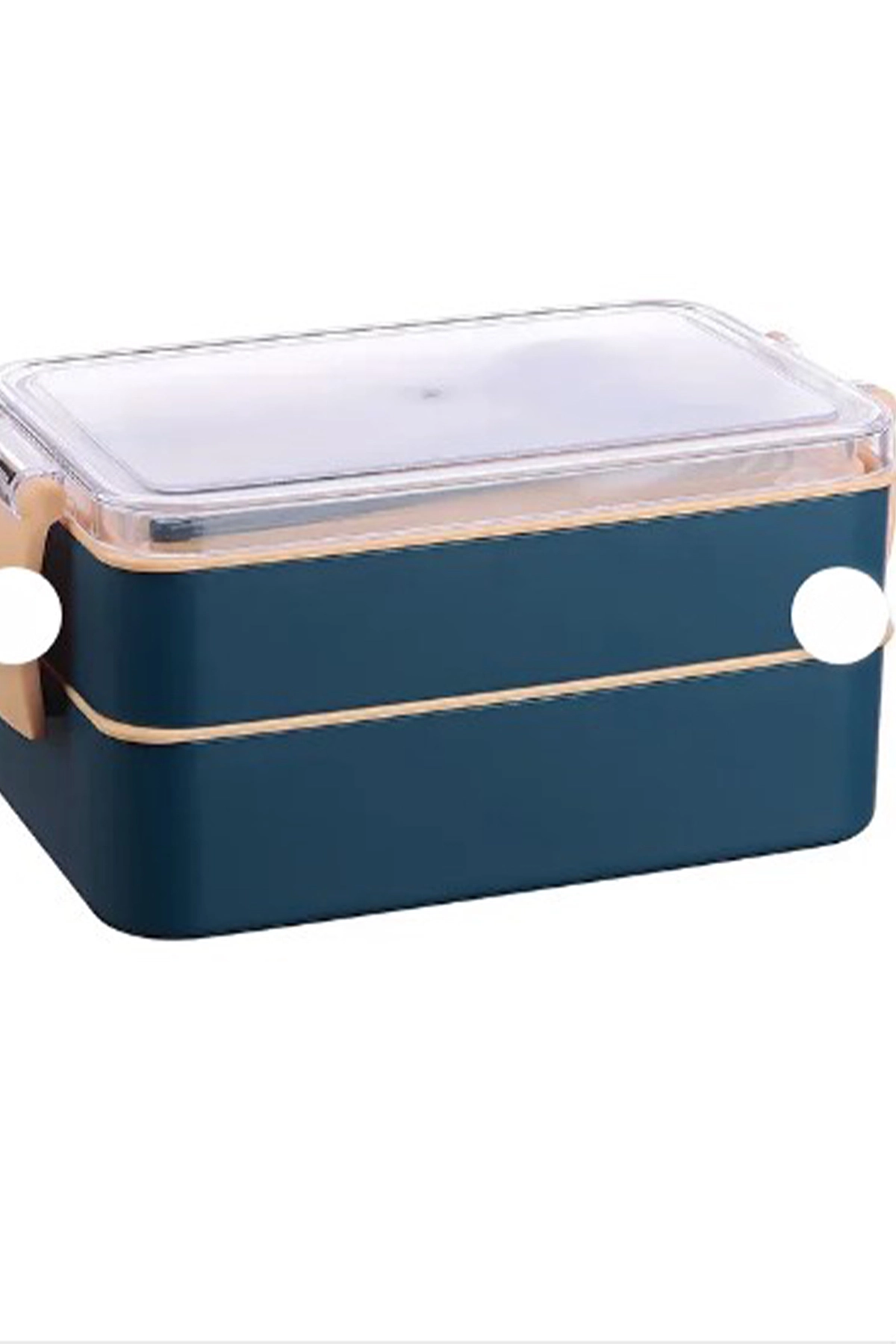 Lacivert İki Katlı 900 ML Beslenme Kabı 393005