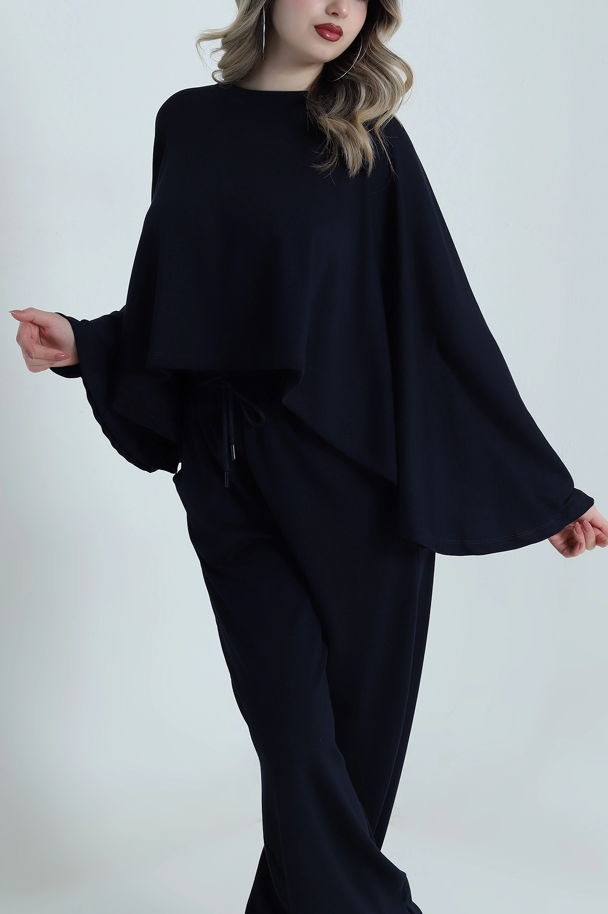 Lacivert Kadın Modal İkili Takım 487044
