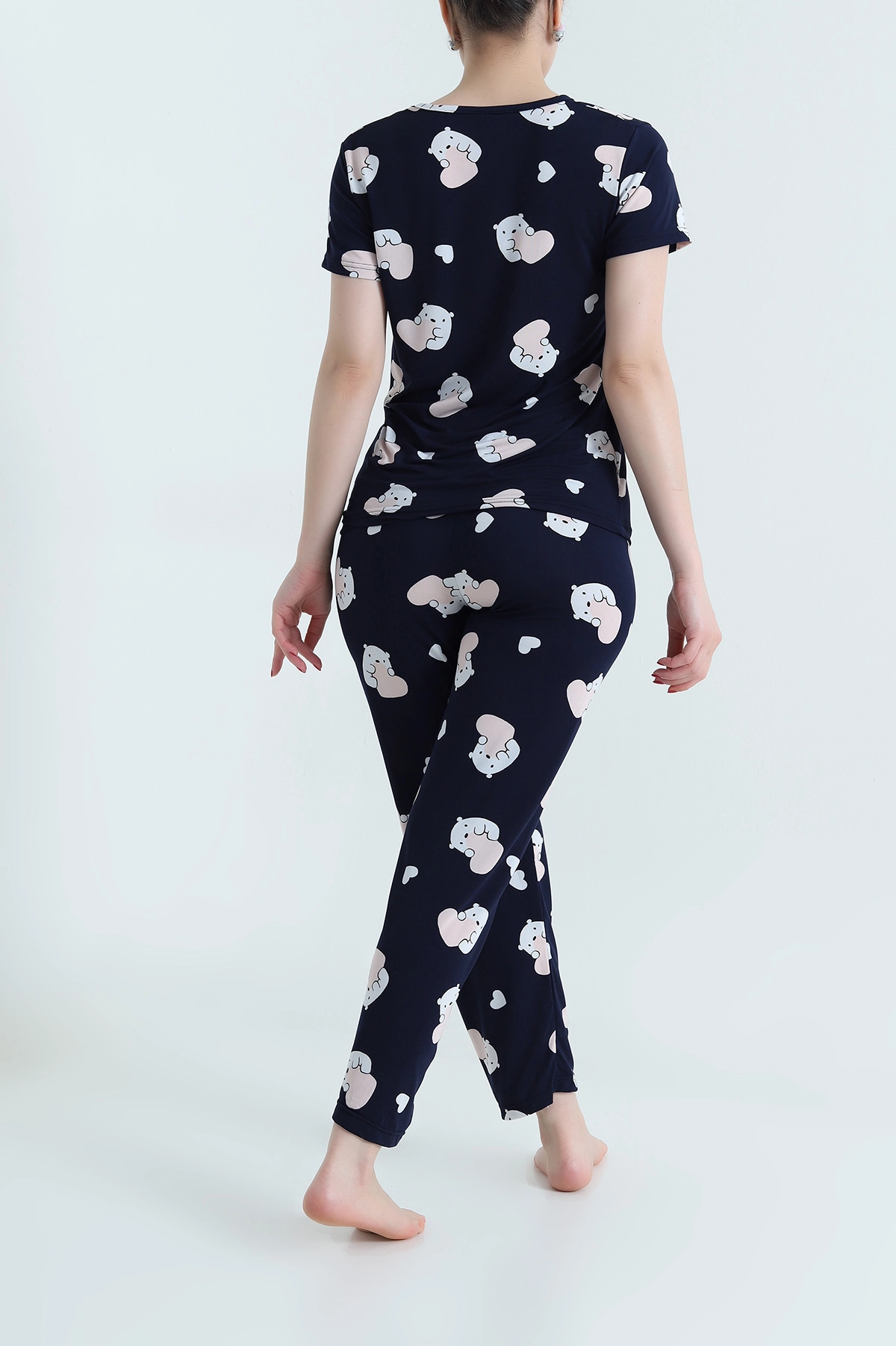 Lacivert Milan Kadın Pijama Takımı 466493