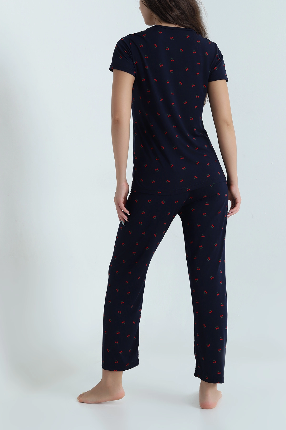 Lacivert Milan Kadın Pijama Takımı 466502