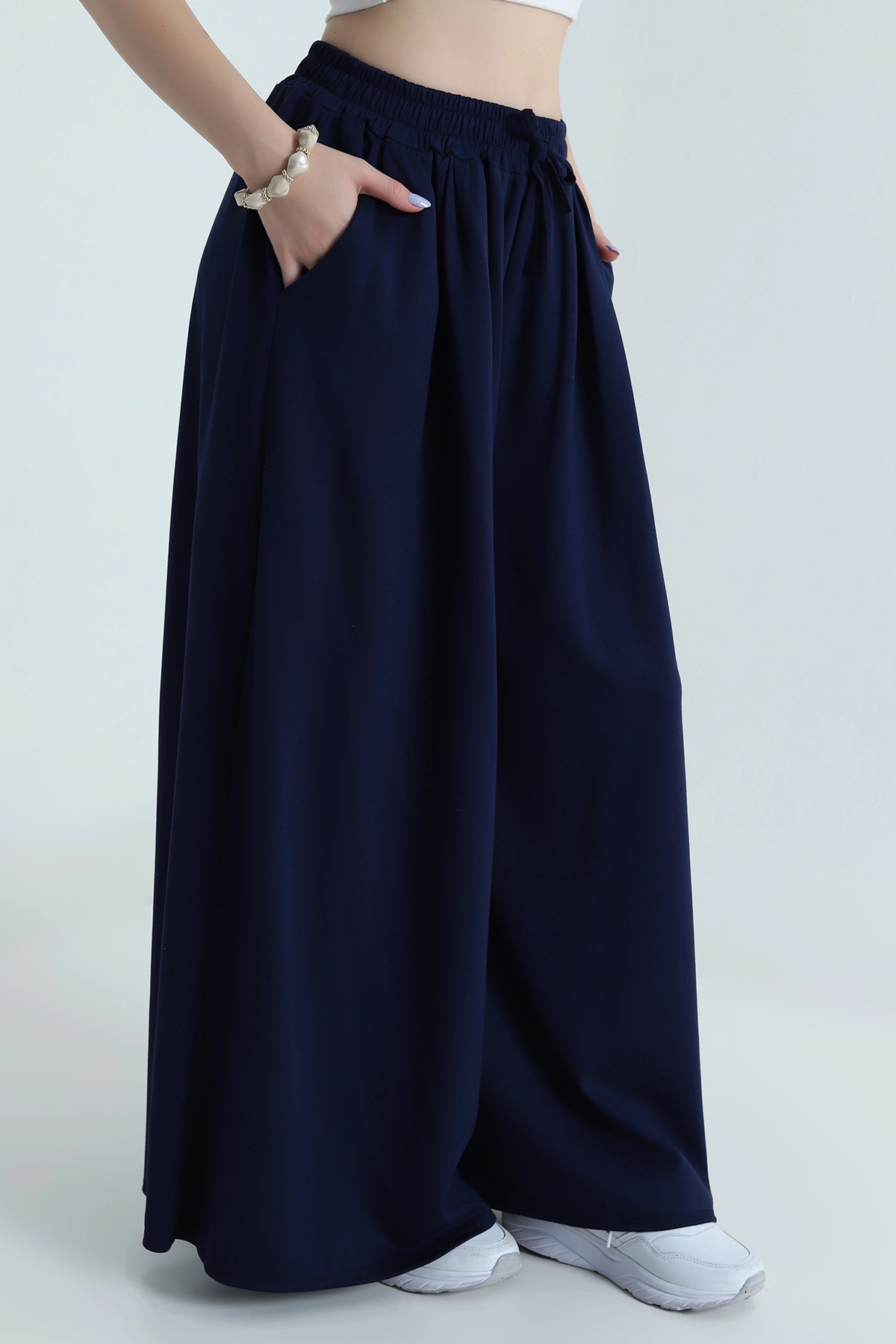 Lacivert Oysho Kadın Etek Pantolon 494691