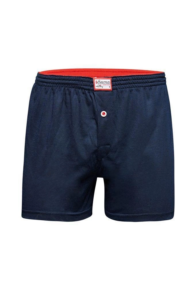 Lacivert Penye Havlu Bel Erkek Boxer 281169