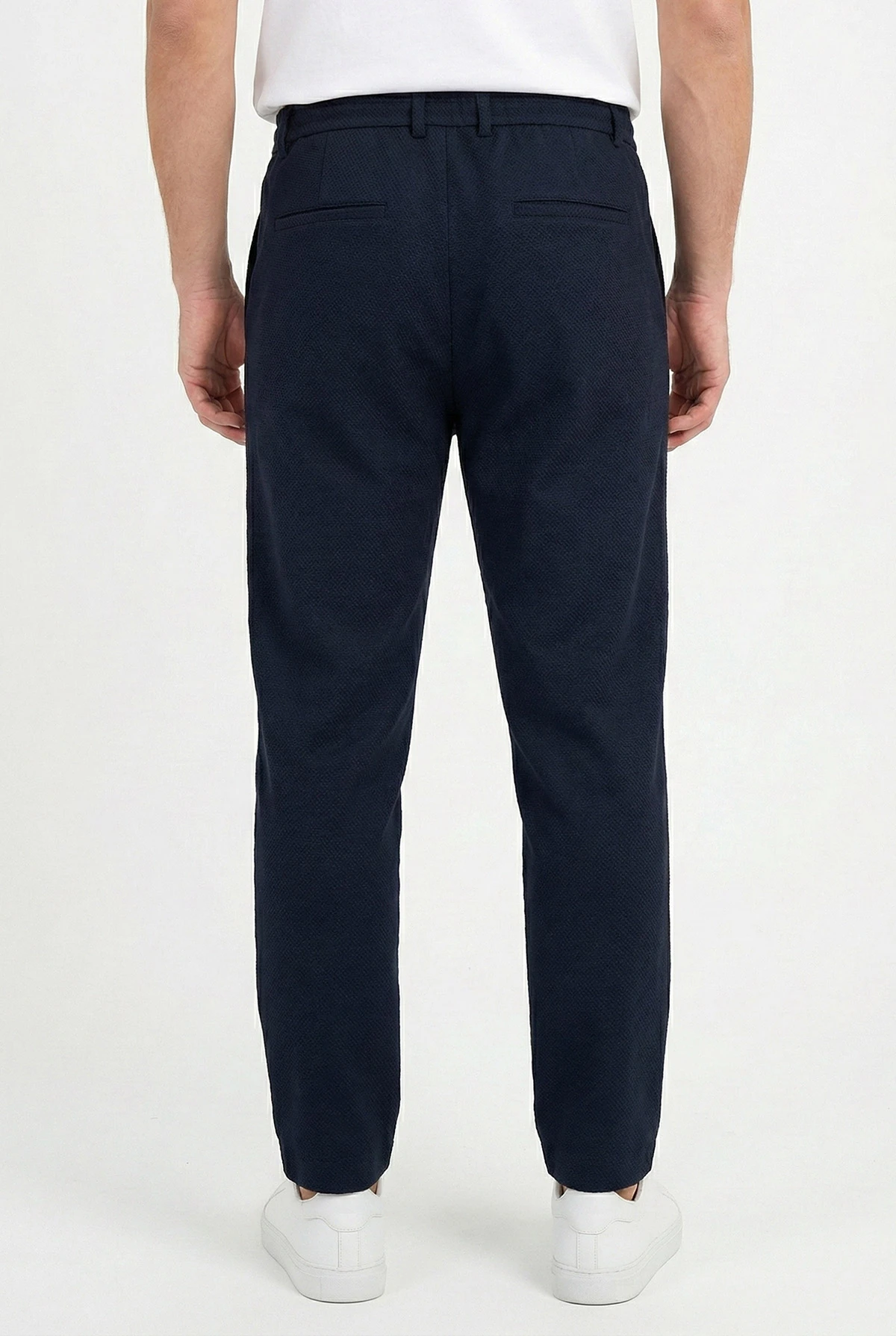 Lacivert Regular Fit Bel Lastikli Erkek Pantolon 421713