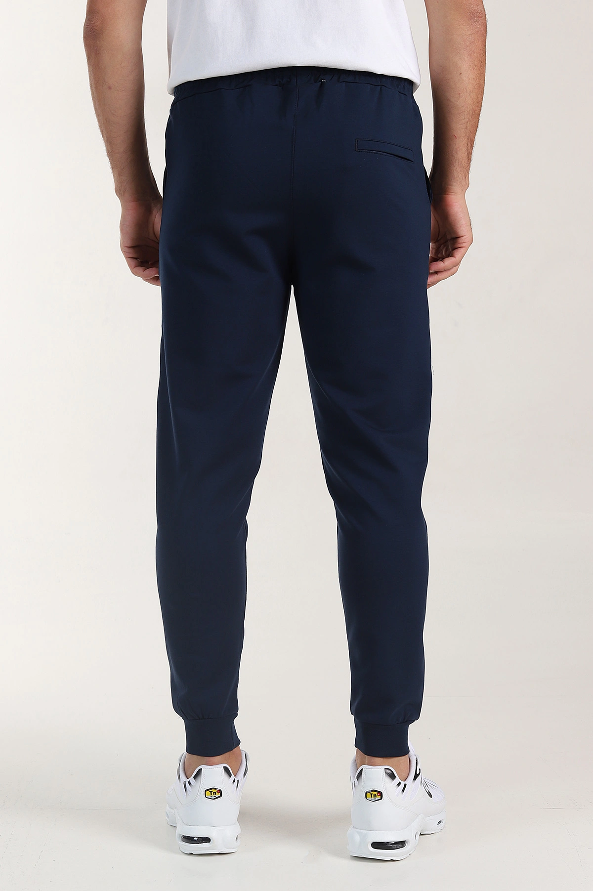 Lacivert Regular Fit Şerit Detaylı Paça Lastikli Erkek Eşofman Altı 402375