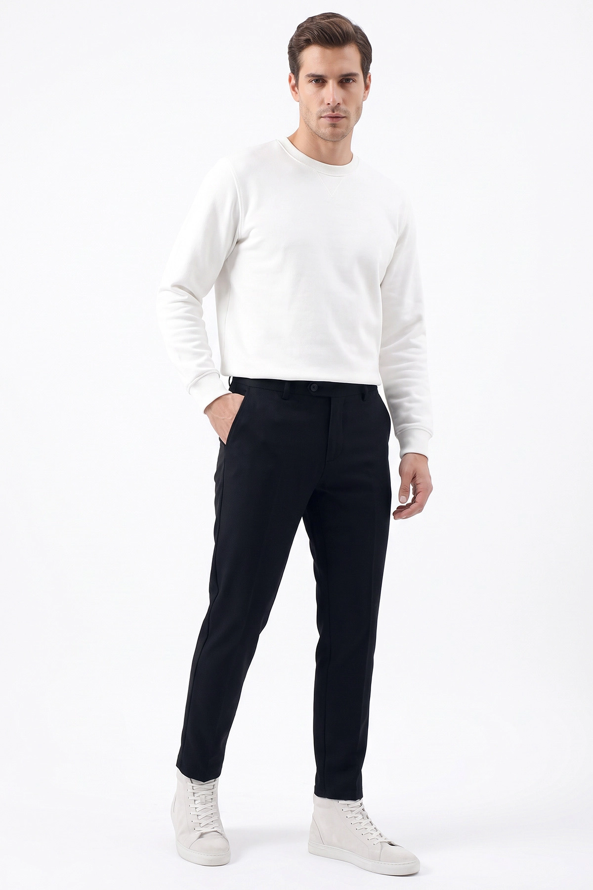 Lacivert Regular Fit Yeni Sezon Erkek Pantolon 493258