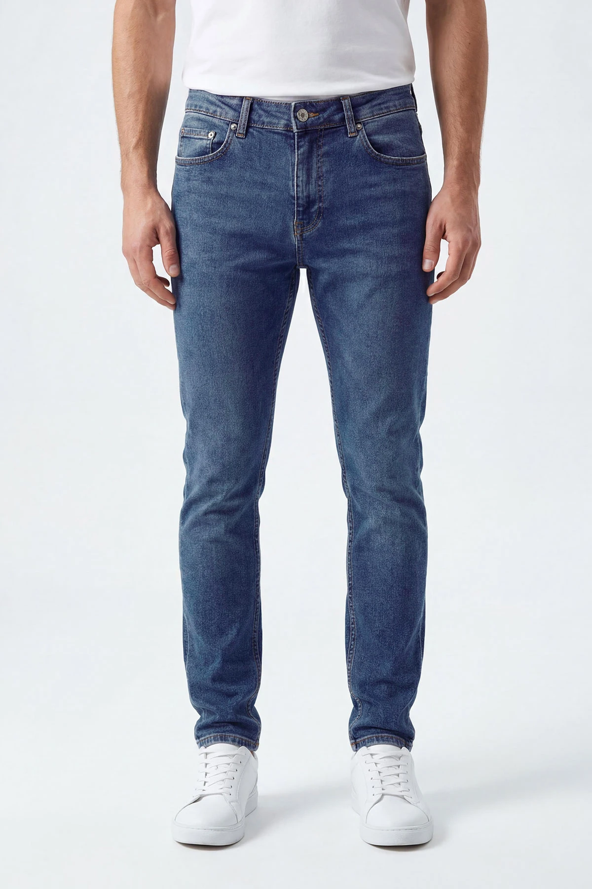 Lacivert Skinny Fit Erkek Kot Pantolon 430722