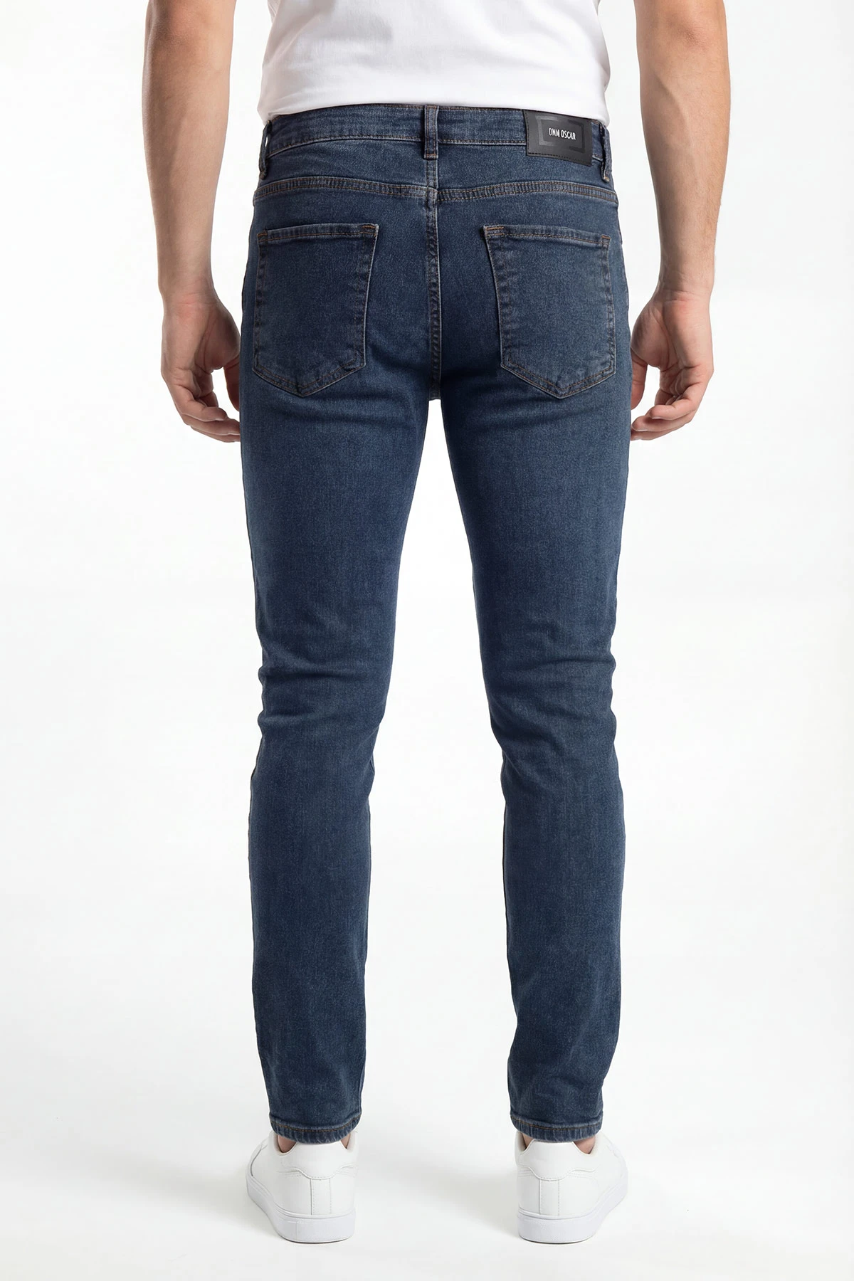 Lacivert Skinny Fit Likralı Erkek Kot Pantolon 430949