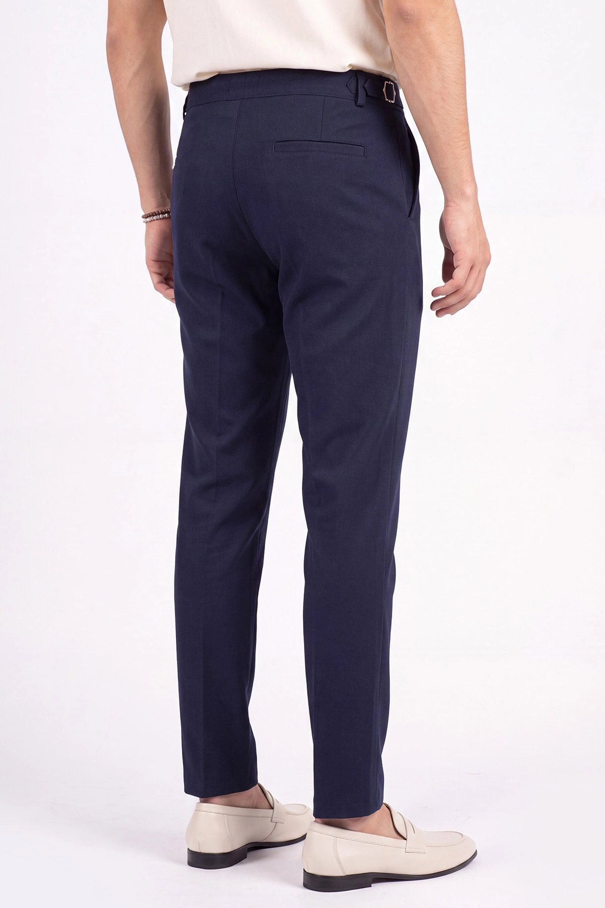 Lacivert Slim Fit Erkek Kumaş Pantolon 472221
