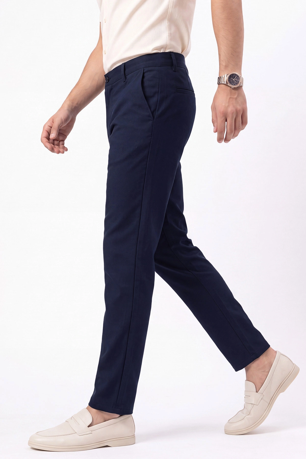 Lacivert Slim Fit Erkek Kumaş Pantolon 472242