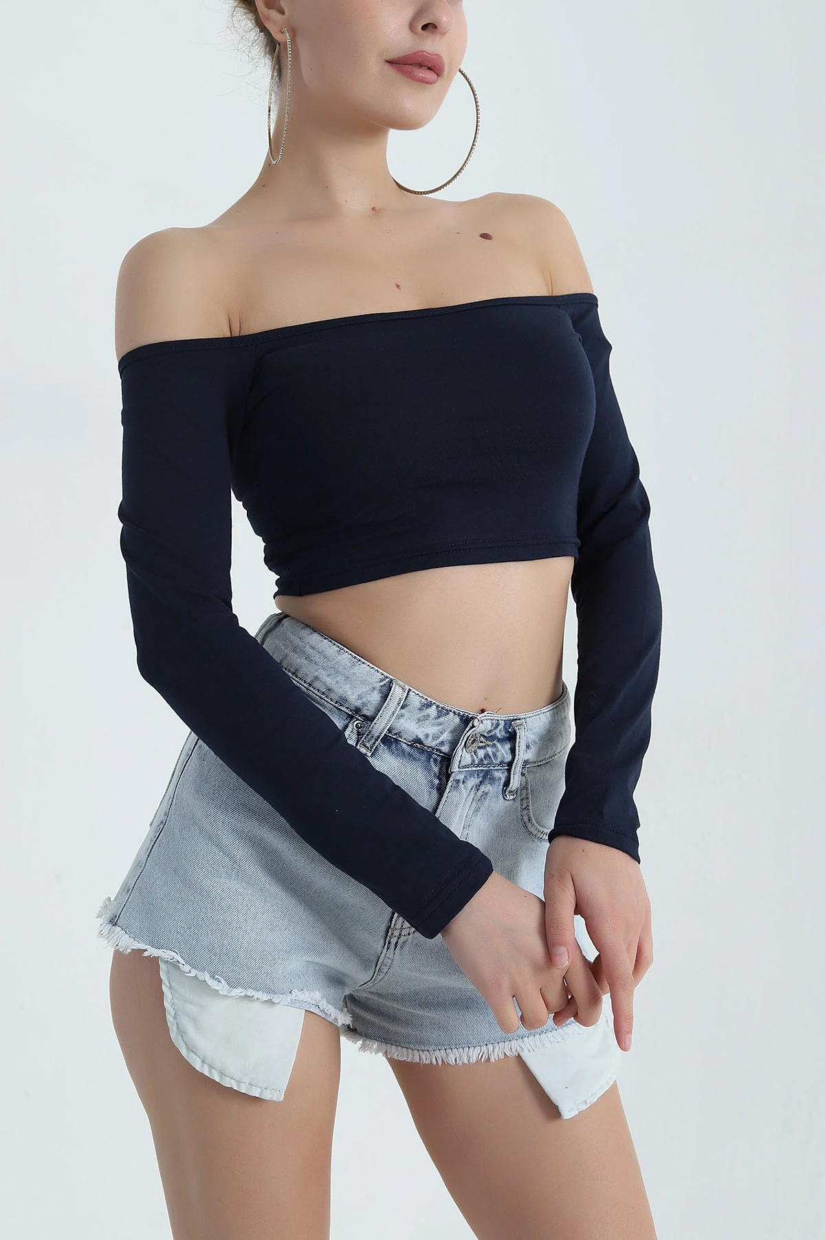 Lacivert Süprem Kadın Bluz 387607
