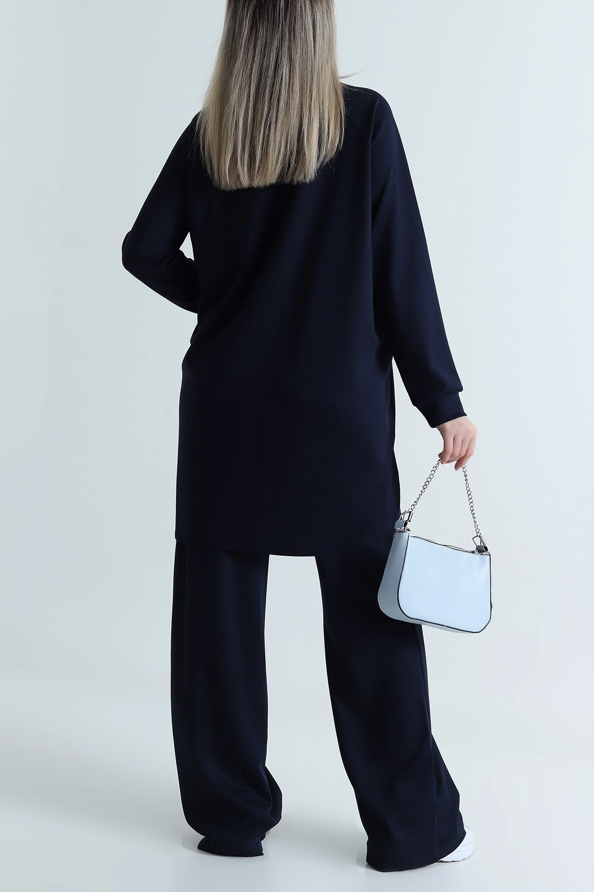 Lacivert Tunik Pantolon Oysho Kadın İkili Takım 487334