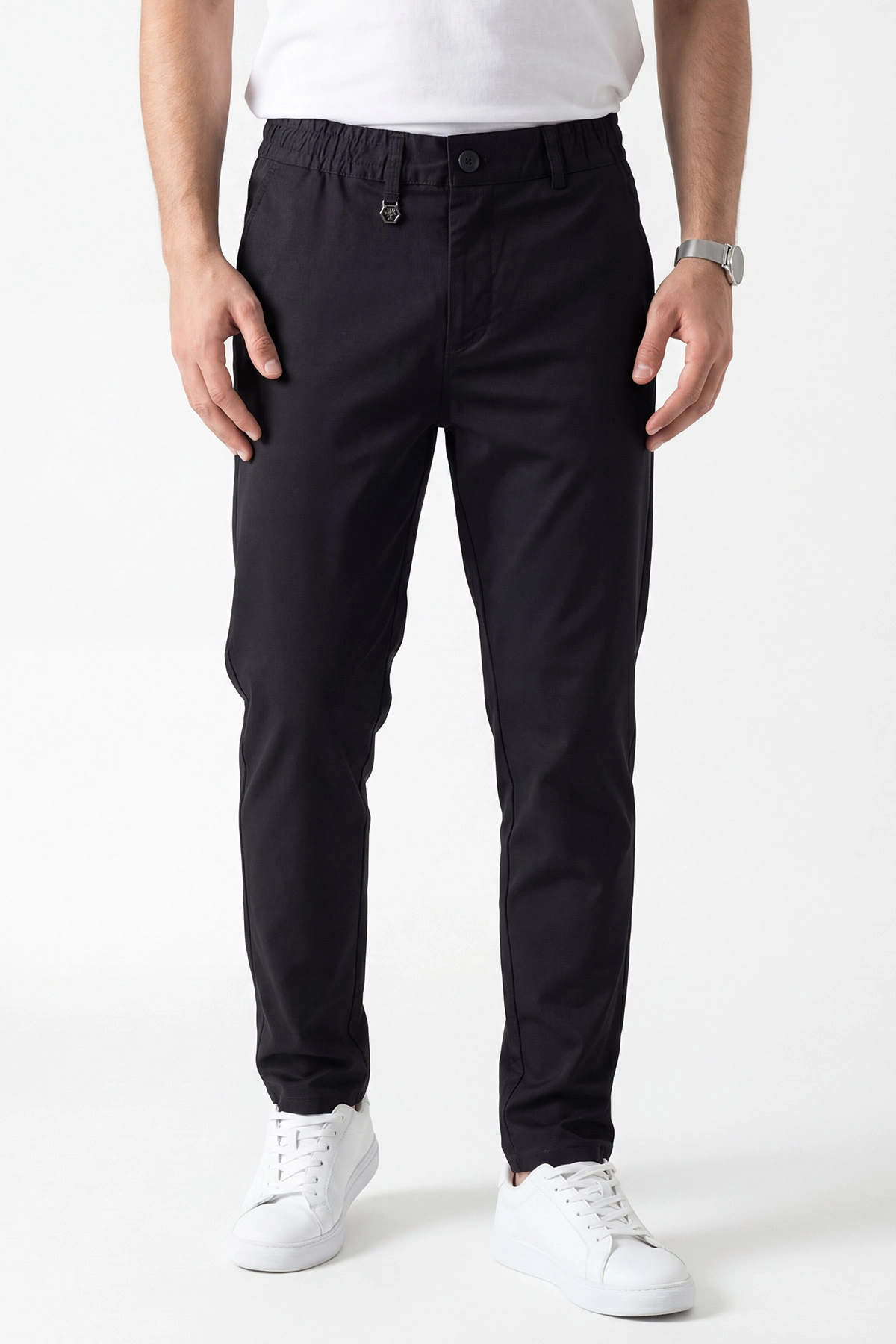 Lacivert Yeni Sezon Beli Lastikli Erkek Pantolon 450250
