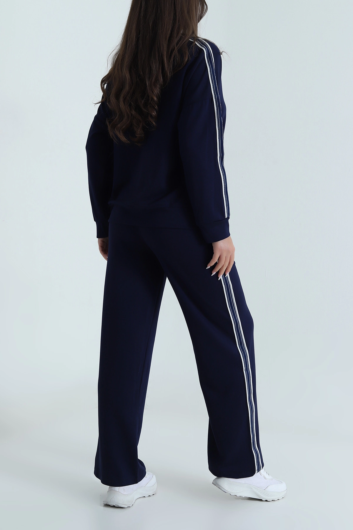 Lacivert Yeni Sezon Modal Kadın İkili Takım 487974