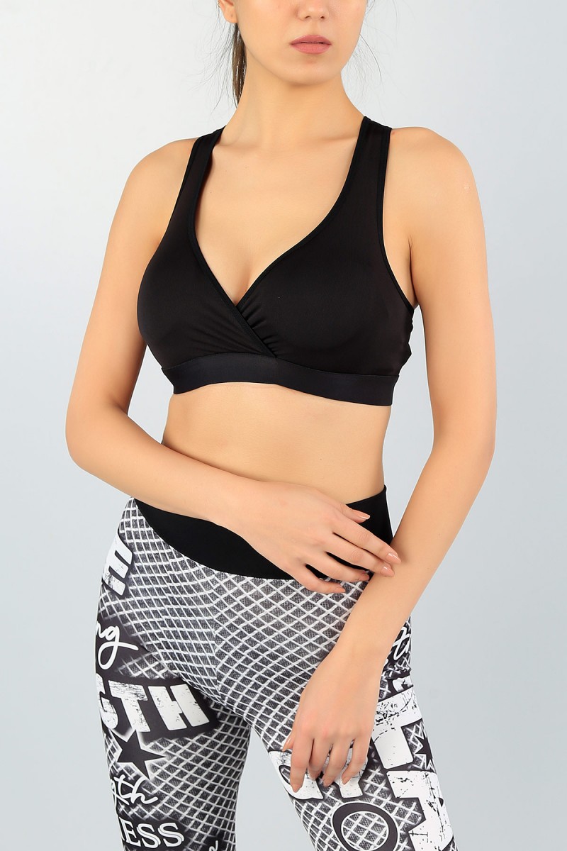 Lastikli Bayan Sporcu Büstiyer 57402
