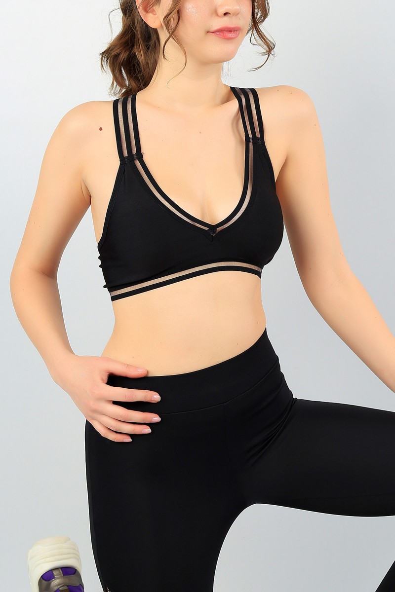 Lastikli Bayan Sporcu Büstiyer 57407