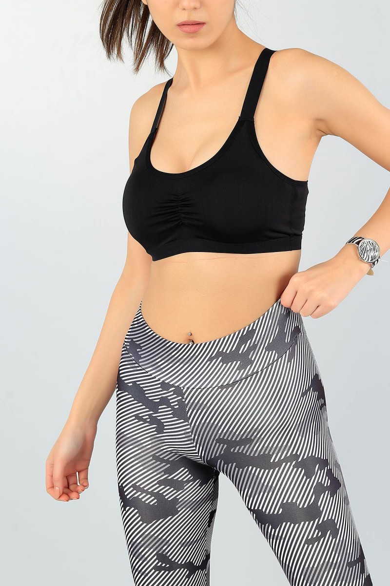 Lastikli Bayan Sporcu Büstiyer 57412