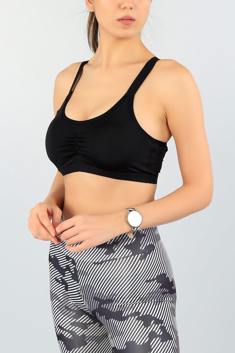 Lastikli Bayan Sporcu Büstiyer 57412