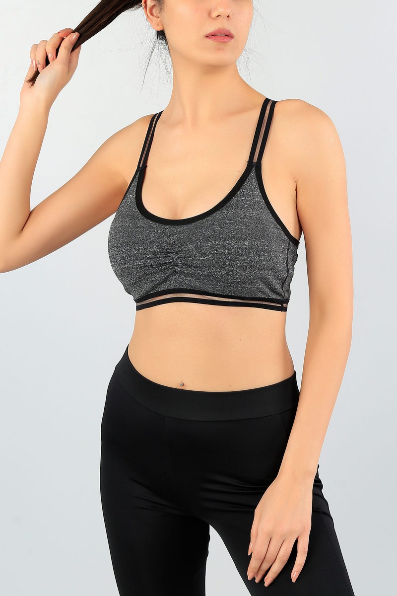 Lastikli Bayan Sporcu Büstiyer 57414