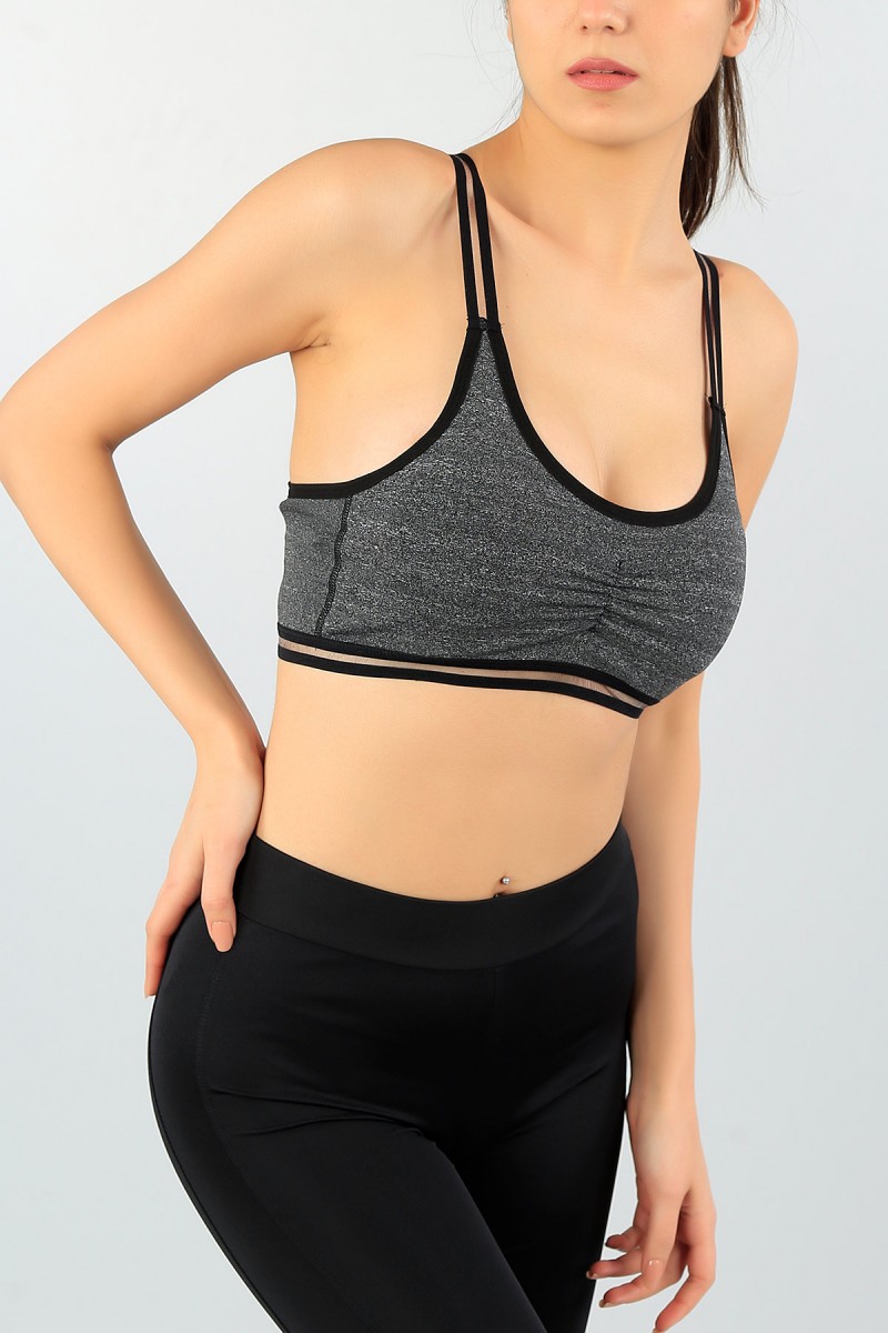 Lastikli Bayan Sporcu Büstiyer 57414
