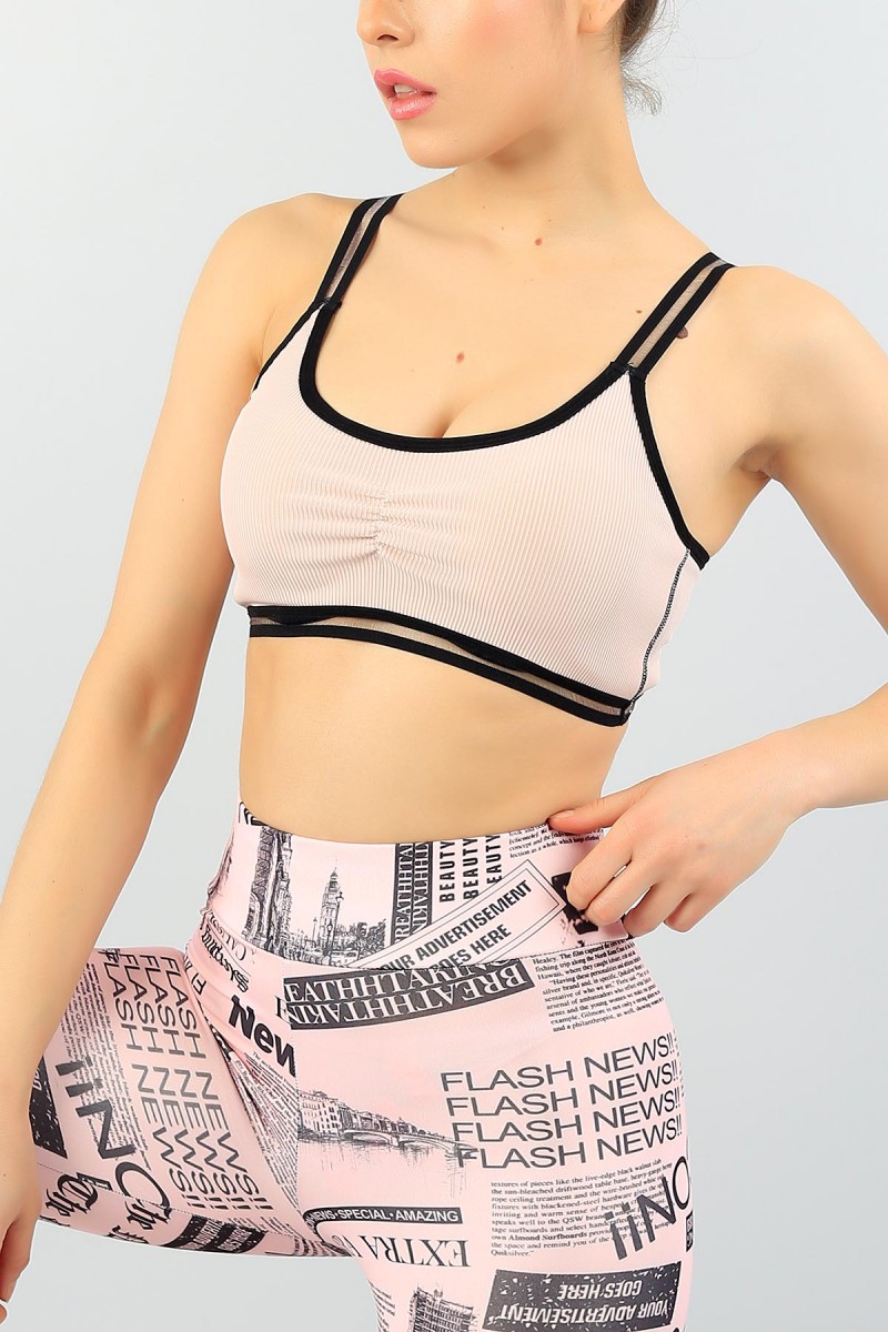 Lastikli Bayan Sporcu Büstiyer 57415