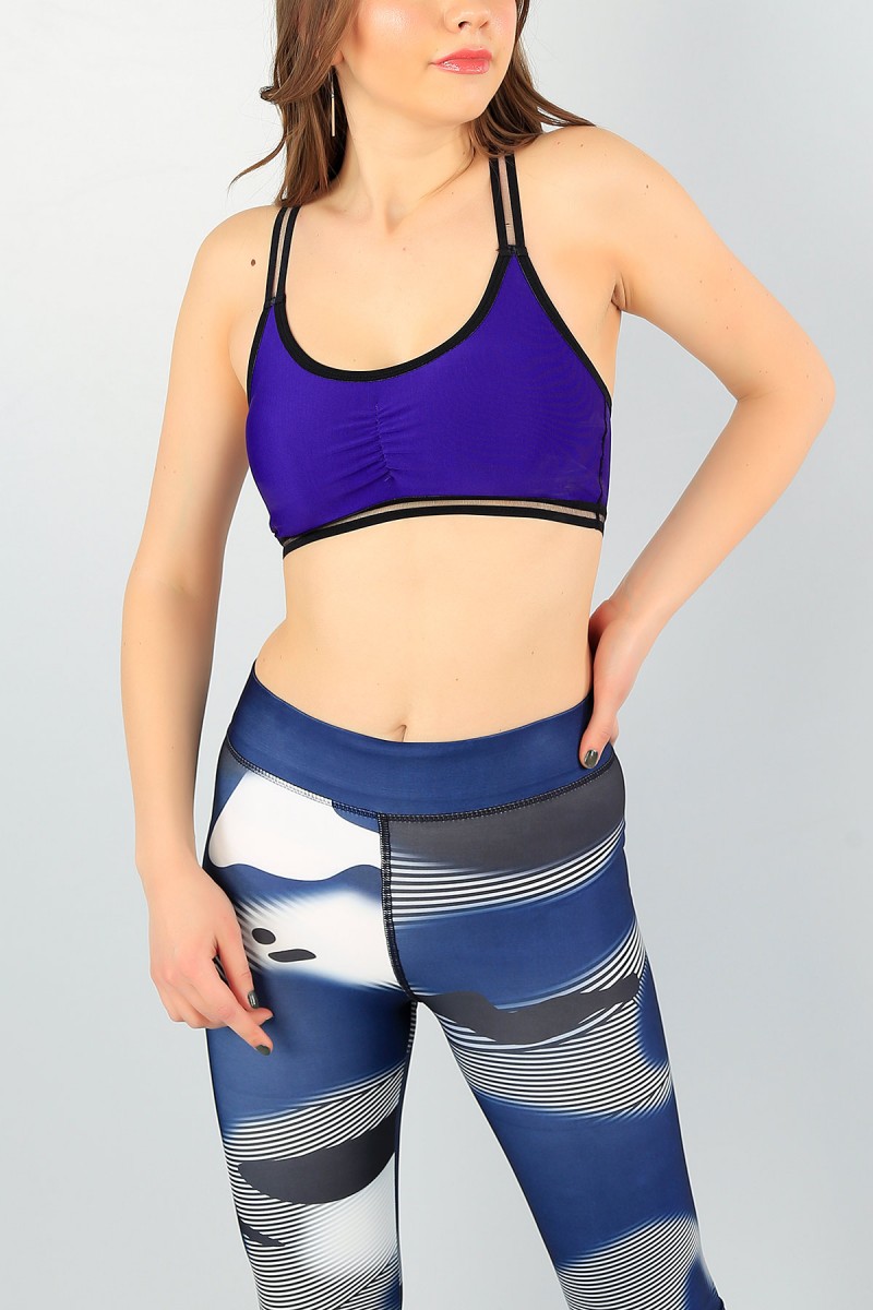Lastikli Bayan Sporcu Büstiyer 57416