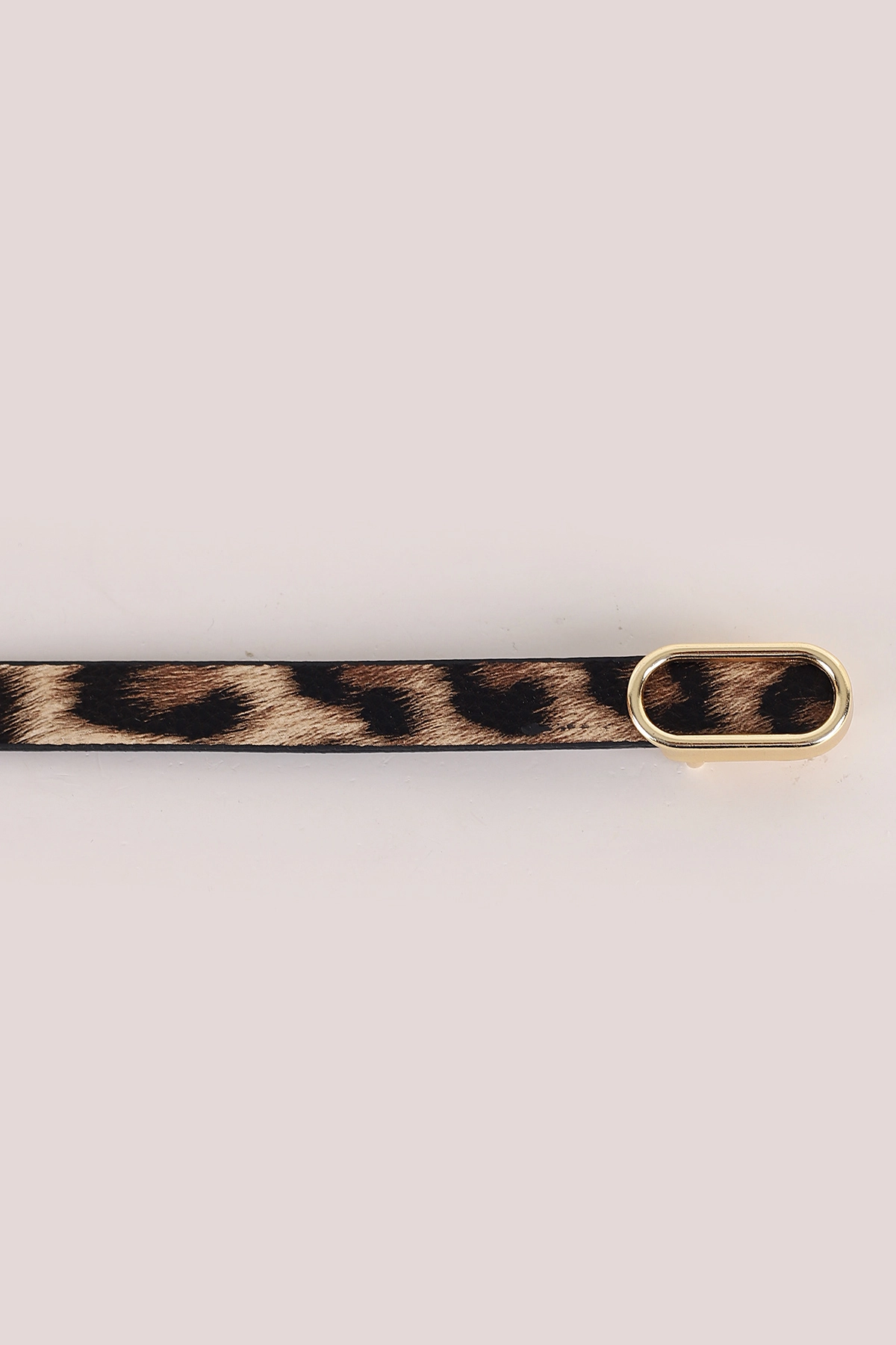 Leopar Gold Tokalı İnce Kadın Kemer 334218